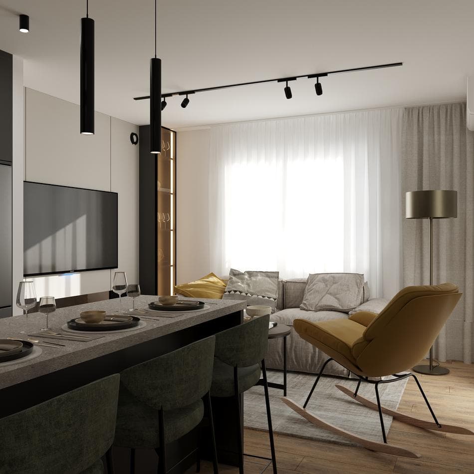 Stan u Novom Sadu — urbani minimalizam — 2